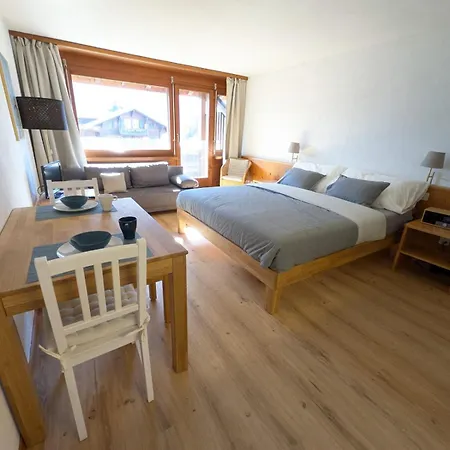 Studio With Balcony, Niesen View & Free Parking Near Interlaken, Thunersee & Blausee * Aeschi Bei Spiez