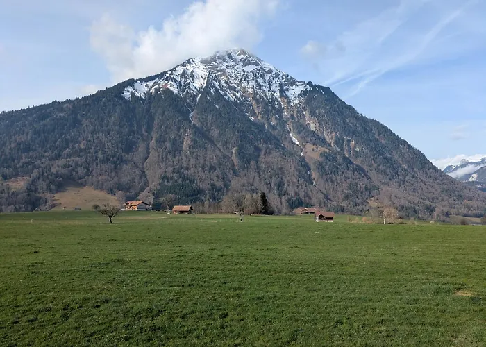 With Balcony, Niesen View & Free Parking Near Interlaken, Thunersee & Blausee